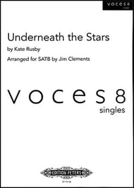 Underneath the Stars SATB choral sheet music cover Thumbnail